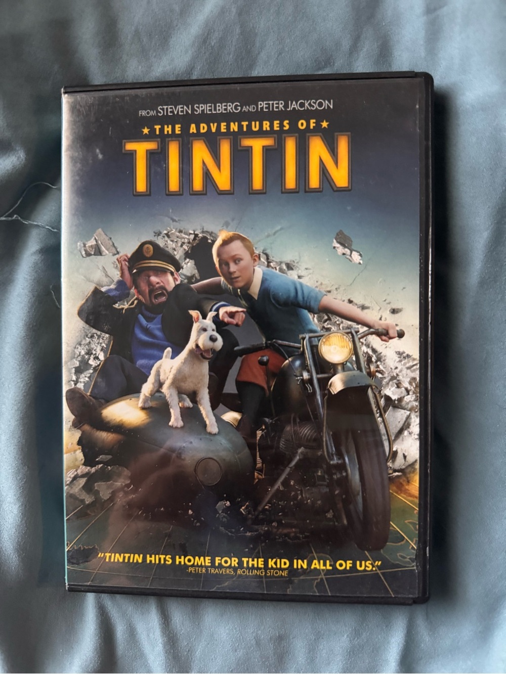 The Adventures of Tintin (2011) DVD Spielberg Tested Working
